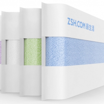 Банное полотенце Xiaomi ZSH (1400 мм * 700 мм), 100% хлопок, трёхмерная технология прядения, антибактериальная обработка по технологии Polygiene, препятствующая появлению бактерий, клещей, грибка и неприятных запахов, высокий коэффициент впитывания влаги (скорость впитывания – 1,6 секунды), голубой, фабричная упаковка (герметичный пакет), Киев