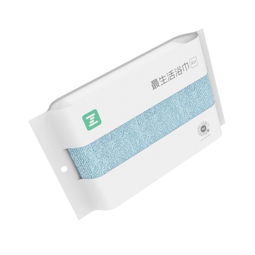 Банное полотенце Xiaomi ZSH Air (1300 мм * 600 мм), 100% хлопок, трёхмерная технология прядения, антибактериальная обработка по технологии Polygiene, препятствующая появлению бактерий, клещей, грибка и неприятных запахов, высокий коэффициент впитывания влаги (скорость впитывания – 3 секунды), белый, голубой, фабричная упаковка (герметичный пакет), Киев