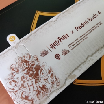 Бездротова bluetooth гарнітура Xiaomi Redmi Buds 4 Special Edition featuring Harry Potter, спеціальна лімітована тематична серія Harry Potter, 2137E1, внутрішньоканальний, IP54, SBC / AAC, bluetooth 5.2, подвійний мікрофон із системою активного шумозаглушення до 35 дБ, 3 режими шумозаглушення, 2 режими прозорості, сенсорне керування, USB Type-C, люксове фабричне паковання, Київ, Киев