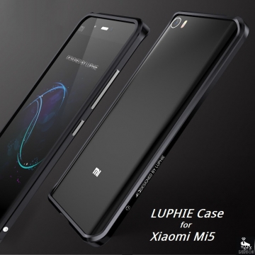 Чехол-бампер Luphie (серия Sword) для смартфона Xiaomi Mi5, авиационный анодированный алюминий, алюминиевый бампер, противоударный бампер из двух частей, скрученных двумя винтиками, в комплекте отвёртка и 2 запасных винтика, тканевые накладки на внутренней поверхности рамы для защиты корпуса смартфона, чёрный, серый, серебряный, золотой, красный, Киев