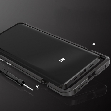 Чехол-бампер Luphie (серия Sword) для смартфона Xiaomi Mi5, авиационный анодированный алюминий, алюминиевый бампер, противоударный бампер из двух частей, скрученных двумя винтиками, в комплекте отвёртка и 2 запасных винтика, тканевые накладки на внутренней поверхности рамы для защиты корпуса смартфона, чёрный, серый, серебряный, золотой, красный, Киев