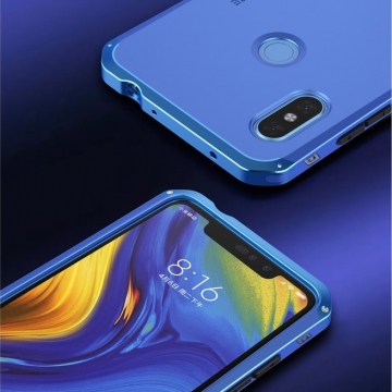 Чехол Element Case Solace для смартфона Xiaomi RedMi Note 6 Pro, противоударный бампер, корпус из поликарбоната, алюминиевые накладки, бампер состоит из трёх частей, скрученных четырьмя винтиками, в комплект входит отвёртка и 2 запасных винтика, резиновые прокладки на внутренней поверхности рамы для защиты корпуса смартфона со встроенными кнопками регулировки громкости и включения / выключения, фабричная упаковка, Киев