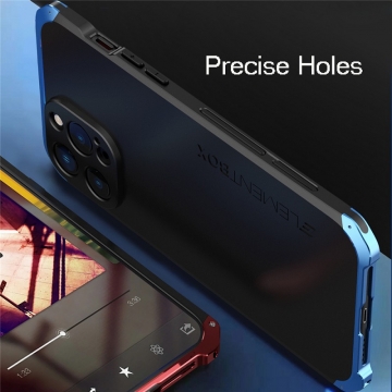 Чехол Element Case Solace (Element Box) для смартфона iPhone 13 Pro, противоударный бампер, корпус из поликарбоната, алюминиевые накладки, бампер состоит из трёх частей, скрученных четырьмя винтиками, в комплект входит отвёртка и 2 запасных винтика, резиновые прокладки на внутренней поверхности рамы для защиты корпуса смартфона, встроенные кнопки регулировки громкости, двойное отверстие для крепления ремешка, фабричная упаковка, Киев