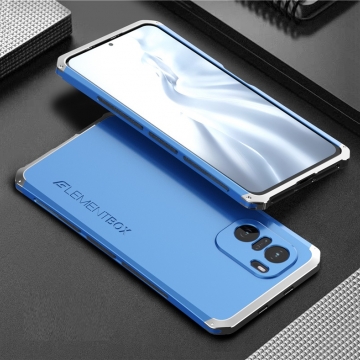 Чехол Element Case Solace Element Box для смартфона Xiaomi Poco F3 / Xiaomi Redmi K40 / Xiaomi Redmi K40 Pro / Xiaomi Mi 11i, противоударный бампер, корпус из поликарбоната, алюминиевые накладки, бампер состоит из трёх частей, скрученных четырьмя винтиками, в комплект входит отвёртка и 2 запасных винтика, резиновые прокладки на внутренней поверхности рамы для защиты корпуса смартфона со встроенными кнопками регулировки громкости и включения / выключения, фабричная упаковка, Киев