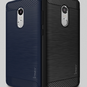 Чехол iPaky для смартфона Xiaomi RedMi Note 4, бампер, силикон, термополиуретан, TPU, чёрный, синий, серый, Киев