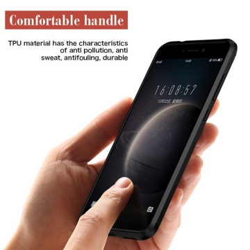 Чехол iPaky для смартфона OnePlus 5, противоударный бампер, силикон, термополиуретан, TPU, чёрный, синий, серый, Киев