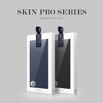 Чехол-книжка Dux Ducis (серия Skin Pro) для смартфона Oppo Realme 8 / Oppo Realme 8 Pro, горизонтальный флип, искусственная кожа, накладка из термополиуретана, встроенные магниты для фиксации чехла в закрытом и открытом состоянии, отделение для платёжных карт / визиток, возможность трансформации чехла в подставку для просмотра видео, чёрный, синий, золотой, розовый, Киев