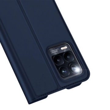 Чехол-книжка Dux Ducis (серия Skin Pro) для смартфона Oppo Realme 8 / Oppo Realme 8 Pro, горизонтальный флип, искусственная кожа, накладка из термополиуретана, встроенные магниты для фиксации чехла в закрытом и открытом состоянии, отделение для платёжных карт / визиток, возможность трансформации чехла в подставку для просмотра видео, чёрный, синий, золотой, розовый, Киев