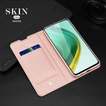 Чехол-книжка Dux Ducis для смартфона Xiaomi Mi10T / Xiaomi Mi10T Pro / Xiaomi Redmi K30S, горизонтальный флип, искусственная кожа, накладка из термополиуретана, встроенные магниты для фиксации чехла в закрытом и открытом состоянии, отделение для платёжных карт / визиток, возможность трансформации чехла в подставку для просмотра видео, чёрный, синий, золотой, розовый, Киев