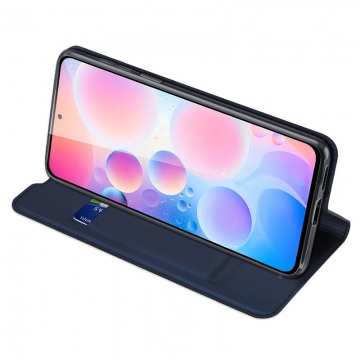 Чехол-книжка Dux Ducis (серия Skin Pro) для смартфона Xiaomi Poco F3 / Xiaomi Redmi K40 / Xiaomi Redmi K40 Pro / Xiaomi Mi 11i, горизонтальный флип, искусственная кожа, накладка из термополиуретана, встроенные магниты для фиксации чехла в закрытом и открытом состоянии, отделение для платёжных карт / визиток, возможность трансформации чехла в подставку для просмотра видео, чёрный, синий, золотой, розовый, Киев