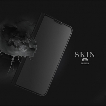 Чехол-книжка Dux Ducis (серия Skin Pro) для смартфона Xiaomi Redmi 10 / Xiaomi Redmi 10 Prime, горизонтальный флип, искусственная кожа, накладка из термополиуретана, встроенные магниты для фиксации чехла в закрытом и открытом состоянии, отделение для платёжных карт / визиток, возможность трансформации чехла в подставку для просмотра видео, чёрный, синий, золотой, розовый, Киев