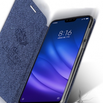 Чехол-книжка MOFI для смартфона Xiaomi Mi8 Lite, противоударный чехол, горизонтальный флип, силиконовая накладка, флип из искусственной кожи, металлическая пластина внутри флипа, возможность трансформации чехла в подставку для просмотра видео, чёрный, синий, золотой, розовый, красный, Киев