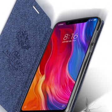 Чехол-книжка MOFI для смартфона Xiaomi Mi8 SE, противоударный чехол, горизонтальный флип, силиконовая накладка, флип из искусственной кожи, металлическая пластина внутри флипа, возможность трансформации чехла в подставку для просмотра видео, чёрный, синий, золотой, розовый, Киев