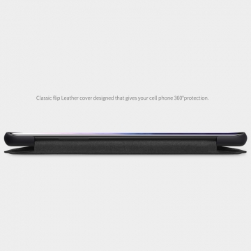 Чехол-книжка Nillkin (серия Qin) для смартфона OnePlus 7T Pro, чехол-книжка, противоударный чехол, горизонтальный флип, пластик, искусственная кожа, PU, чёрный, коричневый, красный, Киев
