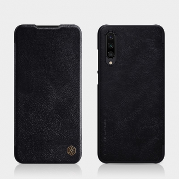 Чехол-книжка Nillkin (серия Qin) для смартфона Xiaomi Mi9 Lite / Xiaomi Mi CC9, смарт-чехол, чехол-книжка, противоударный чехол, горизонтальный флип, пластик, искусственная кожа, PU, чёрный, коричневый, красный, Киев