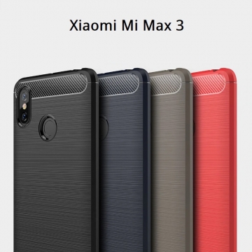 Чехол-накладка для смартфона Xiaomi Mi Max 3, iPaky, противоударный бампер, силикон, термополиуретан, TPU, чёрный, синий, серый, красный, Киев