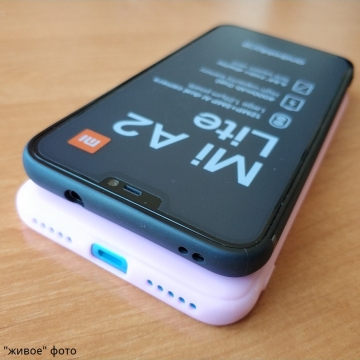Чехол-накладка для смартфона Xiaomi Redmi 6 Pro / Xiaomi Mi A2 Lite, противоударный бампер, термополиуретан TPU, эластичность, устойчивость к растяжению, устойчивость к царапинам, накладки на кнопки регулировки громкости и включения / выключения, двойное отверстие для крепления ремешка, чёрный, синий, красный, розовый, белый (полупрозрачный), Киев