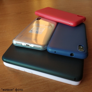 Чехол-накладка для смартфона Xiaomi Redmi 7A, противоударный бампер, термополиуретан TPU, эластичность, устойчивость к растяжению, устойчивость к царапинам, накладки на кнопки регулировки громкости и включения / выключения, двойное отверстие для крепления ремешка, чёрный, синий, красный, розовый, белый (полупрозрачный), Киев