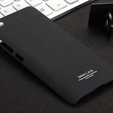 Чехол-накладка iMak (серия Cowboy Shell) + плёнка для смартфона Xiaomi Mi5S, бампер, шероховатый пластик, поликарбонат, защитная плёнка, съёмное кольцо для пальца, крючок для крепления в автомобиле, чёрный, синий, Киев