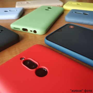 Чехол-накладка Liquid Silicone для смартфона Xiaomi Redmi 8, противоударный бампер, термополиуретан с мягкой подкладкой, эластичность в сочетании с устойчивостью к растяжению, устойчивость к царапинам, накладки на кнопки регулировки громкости и включения / выключения, двойное отверстие для крепления ремешка, чёрный, синий, серый, сиреневый, красный, зелёный, жёлтый, персиковый, Киев