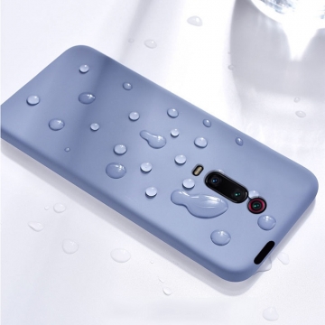 Чехол-накладка Liquid Silicone для смартфона Xiaomi Redmi K20 / Xiaomi Redmi K20 Pro / Xiaomi Mi9T / Xiaomi Mi9T Pro, противоударный бампер, термополиуретан с мягкой подкладкой, эластичность в сочетании с устойчивостью к растяжению, устойчивость к царапинам, накладки на кнопки регулировки громкости и включения / выключения, двойное отверстие для крепления ремешка, чёрный, синий, серый, сиреневый, красный, зелёный, жёлтый, персиковый, Киев