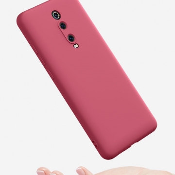 Чехол-накладка Liquid Silicone для смартфона Xiaomi Redmi K20 / Xiaomi Redmi K20 Pro / Xiaomi Mi9T / Xiaomi Mi9T Pro, противоударный бампер, термополиуретан с мягкой подкладкой, эластичность в сочетании с устойчивостью к растяжению, устойчивость к царапинам, накладки на кнопки регулировки громкости и включения / выключения, двойное отверстие для крепления ремешка, чёрный, синий, серый, сиреневый, красный, зелёный, жёлтый, персиковый, Киев