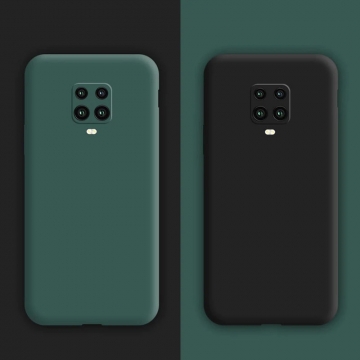 Чехол-накладка Liquid Silicone для смартфона Xiaomi Redmi Note 9 Pro / Xiaomi Redmi Note 9 Pro Max / Xiaomi Redmi Note 9S, противоударный бампер, термополиуретан с мягкой подкладкой, флок, эластичность в сочетании с устойчивостью к растяжению, устойчивость к царапинам, накладки на кнопки регулировки громкости и включения / выключения, двойное отверстие для крепления ремешка, чёрный, синий, серый, сиреневый, красный, зелёный, жёлтый, розовый, персиковый, Киев