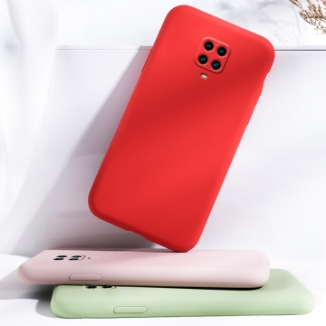 Чехол-накладка Liquid Silicone для смартфона Xiaomi Redmi Note 9 Pro / Xiaomi Redmi Note 9 Pro Max / Xiaomi Redmi Note 9S, противоударный бампер, термополиуретан с мягкой подкладкой, флок, эластичность в сочетании с устойчивостью к растяжению, устойчивость к царапинам, накладки на кнопки регулировки громкости и включения / выключения, двойное отверстие для крепления ремешка, чёрный, синий, серый, сиреневый, красный, зелёный, жёлтый, розовый, персиковый, Киев