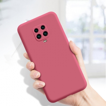 Чехол-накладка Liquid Silicone для смартфона Xiaomi Redmi Note 9 Pro / Xiaomi Redmi Note 9 Pro Max / Xiaomi Redmi Note 9S, противоударный бампер, термополиуретан с мягкой подкладкой, флок, эластичность в сочетании с устойчивостью к растяжению, устойчивость к царапинам, накладки на кнопки регулировки громкости и включения / выключения, двойное отверстие для крепления ремешка, чёрный, синий, серый, сиреневый, красный, зелёный, жёлтый, розовый, персиковый, Киев