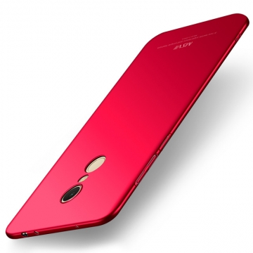 Чехол-накладка MSVII для смартфона Xiaomi RedMi 5, противоударный тонкий бампер, гладкий пластик, матовый пластик, чёрный, синий, красный, фиолетовый, Киев