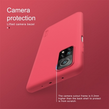 Чехол-накладка Nillkin Super Frosted Shield для смартфона  Xiaomi Mi10T / Xiaomi Mi10T Pro / Xiaomi Redmi K30S, противоударный бампер, рифлёный пластик, чёрный, белый, золотой, красный, сапфирово-синий (Sapphire Blue), сине-зелёный (Peacock Blue), подставка для просмотра видео, Киев