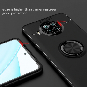 Чехол-накладка с магнитным кольцом для смартфона Xiaomi Mi10T Lite / Xiaomi Redmi Note 9 Pro 5G (China), противоударный бампер, термополиуретан (TPU), накладки на кнопки регулировки громкости и включения / выключения, несъёмное кольцо для пальца, которое также можно использовать как подставку при просмотре видео, угол поворота кольца 360 градусов, угол наклона кольца 150 градусов, металлический сердечник крепится к автомобильным магнитным держателям, чёрный, синий, красный, розовый, Киев