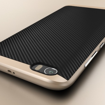 Чехол-накладка U.Case для смартфона Xiaomi Mi5, рисунок «под карбон», термополиуретан, чёрный, тёмно-серый, серебряный, золотой, розовое золото, Киев