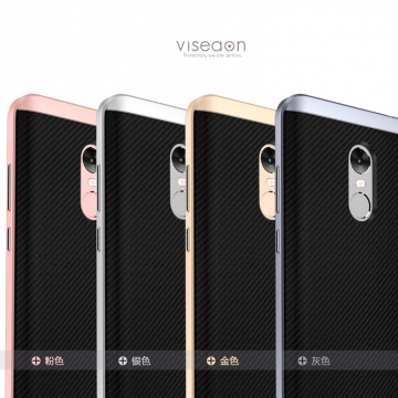 Чехол-накладка Viseaon для смартфона Xiaomi RedMi Note 4X, противоударный бампер, термополиуретан, TPU, резина, пластик, чёрный, тёмно-серый, серебяный, золотой, розовое золото, Киев