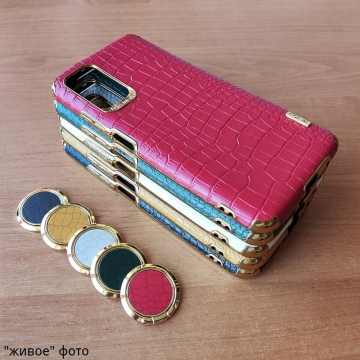 Чехол-накладка X-Case с покрытием под крокодиловую кожу для Xiaomi Redmi Note 9 4G (China) / Xiaomi Redmi 9T, противоударный бампер, искусственная кожа, рама из пластика, защита углов смартфона «воздушными подушками», в заднюю панель встроена накладка для защиты блока камер, накладка на кнопки регулировки громкости, двойное отверстие для крепления ремешка, металлический шильдик X-Case, в комплект входит съёмное кольцо для пальца, чёрный, красный, зелёный, белый, светло коричневый, Киев
