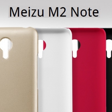 Чехол Nillkin + плёнка для Meizu M2 Note, пластиковый бампер, чёрный, красный, золотой, белый, Киев