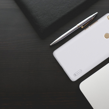 Чехол Nillkin + плёнка для смартфона Xiaomi Mi Max 2, противоударный бампер, рифлёный пластик, чёрный, белый, золотой, красный, Киев