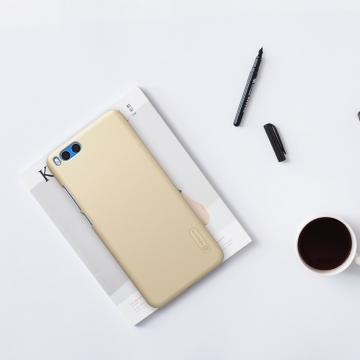 Чехол Nillkin + плёнка для смартфона Xiaomi Mi Note 3, противоударный бампер, рифлёный пластик, чёрный, белый, золотой, красный, Киев