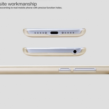 Чехол Nillkin + плёнка для Xiaomi Mi5S, бампер, чехол-накладка, рифлёный пластик, чёрный, белый, золотой, красный, коричневый, Киев