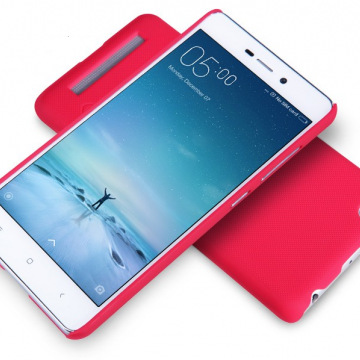 Чехол Nillkin + плёнка для смартфона Xiaomi RedMi Note 3, пластик, чёрный, белый, красный, золотой, защитная плёнка, Киев