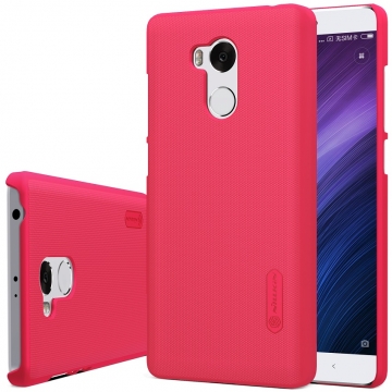 Чехол Nillkin + плёнка для смартфона Xiaomi RedMi 4 Prime, Xiaomi RedMi 4 Pro, чехол-накладка, бампер, рифлёный пластик, чёрный, белый, золотой, красный, Киев