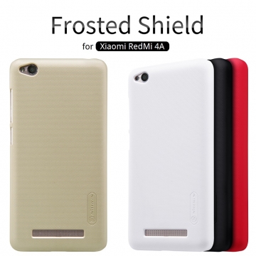 Чехол Nillkin + плёнка для смартфона Xiaomi RedMi 4A, чехол-накладка, бампер, рифлёный пластик, чёрный, белый, золотой, красный, Киев