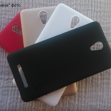 Чехол Nillkin + плёнка для Xiaomi RedMi Note 2, пластик, чёрный, белый, красный, золотой, защитная плёнка, Киев