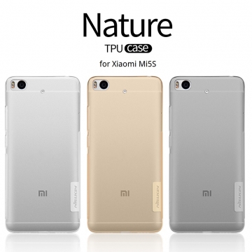 Чехол Nillkin (серия Nature) для смартфона Xiaomi Mi5S, бампер, силикон, термополиуретан, TPU, прозрачный, Киев