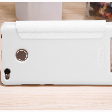 Чехол Nillkin (серия Sparkle) для Xiaomi RedMi 3 Pro / RedMi 3S, чехол-книжка, горизонтальный флип, пластик, искусственная кожа, PU, чёрный, белый, золотой, розовый, Киев