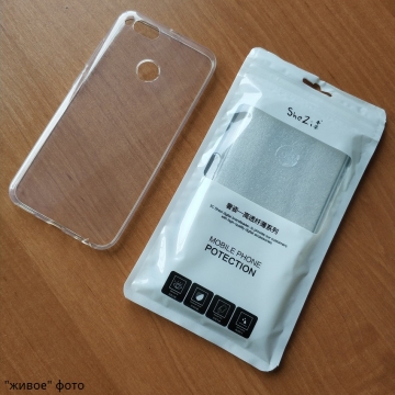 Чехол-накладка Shezi для смартфона Xiaomi Mi5X / Xiaomi Mi A1, противоударный бампер, силикон, термополиуретан, TPU, прозрачный, Киев