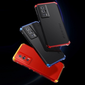 Чехол Element Case Solace (Element Box) для смартфона Xiaomi Poco F5 Pro / Xiaomi Redmi K60 / Xiaomi Redmi K60 Pro, противоударный бампер, корпус из поликарбоната, алюминиевые накладки, бампер состоит из трёх частей, скрученных четырьмя винтиками, в комплект входит отвёртка и 2 запасных винтика, резиновые прокладки на внутренней поверхности рамы для защиты корпуса смартфона, встроенные кнопки регулировки громкости, двойное отверстие для крепления ремешка, фабричная упаковка, Киев, Київ