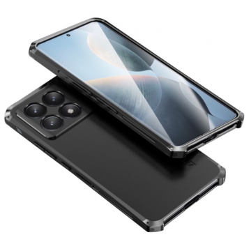 Чехол Element Case Solace (Element Box) для смартфона Xiaomi Poco F6 Pro / Xiaomi Redmi K70 / Xiaomi Redmi K70 Pro, противоударный бампер, корпус из поликарбоната, алюминиевые накладки, бампер состоит из трёх частей, скрученных четырьмя винтиками, в комплект входит отвёртка и 2 запасных винтика, резиновые прокладки на внутренней поверхности рамы для защиты корпуса смартфона, встроенные кнопки регулировки громкости, двойное отверстие для крепления ремешка, фабричная упаковка, Киев, Київ