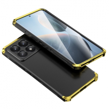 Чехол Element Case Solace (Element Box) для смартфона Xiaomi Poco F6 Pro / Xiaomi Redmi K70 / Xiaomi Redmi K70 Pro, противоударный бампер, корпус из поликарбоната, алюминиевые накладки, бампер состоит из трёх частей, скрученных четырьмя винтиками, в комплект входит отвёртка и 2 запасных винтика, резиновые прокладки на внутренней поверхности рамы для защиты корпуса смартфона, встроенные кнопки регулировки громкости, двойное отверстие для крепления ремешка, фабричная упаковка, Киев, Київ