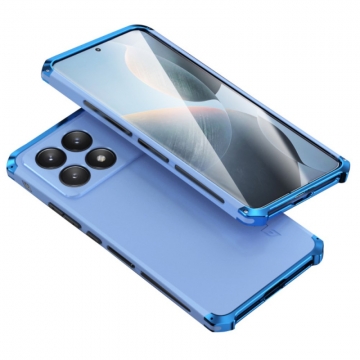 Чехол Element Case Solace (Element Box) для смартфона Xiaomi Poco F6 Pro / Xiaomi Redmi K70 / Xiaomi Redmi K70 Pro, противоударный бампер, корпус из поликарбоната, алюминиевые накладки, бампер состоит из трёх частей, скрученных четырьмя винтиками, в комплект входит отвёртка и 2 запасных винтика, резиновые прокладки на внутренней поверхности рамы для защиты корпуса смартфона, встроенные кнопки регулировки громкости, двойное отверстие для крепления ремешка, фабричная упаковка, Киев, Київ
